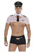 Male underwear model wearing CandyMan Underwear Sexy Men's Pilot Costume available at MensUnderwear.io