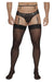 Male underwear model wearing CandyMan Underwear Lace Garter-Jockstrap available at MensUnderwear.io