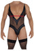 CandyMan Underwear Mesh Men's Bodysuit available at www.MensUnderwear.io - 1