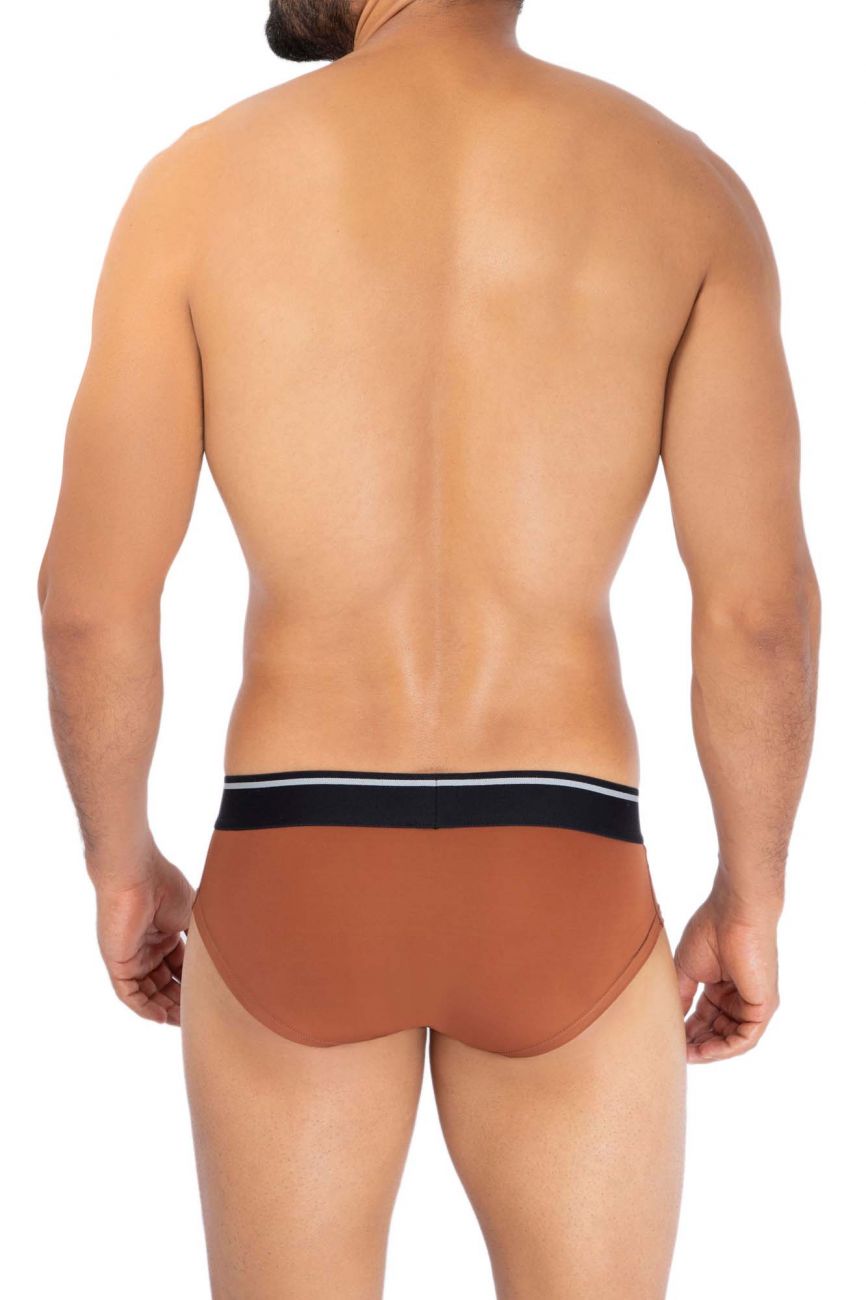 HAWAI Underwear Solid Microfiber Hip Briefs available at www.MensUnderwear.io - 2