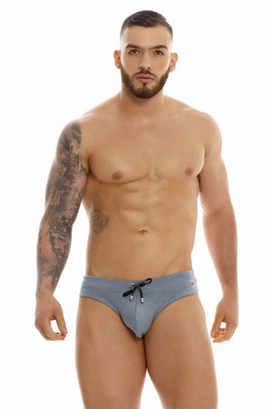 Male underwear model wearing JOR Swimwear Bali Sport Men's Swim Thongs available at MensUnderwear.io