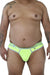 Men's thongs - Xtremen 91031X Piping Plus Size Male Thongs available at MensUnderwear.io - Image 1