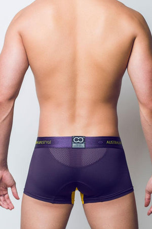 Men's trunk underwear - 2EROS AKTIV NRG Trunk Underwear - Vivid Purple available at MensUnderwear.io - Image 3