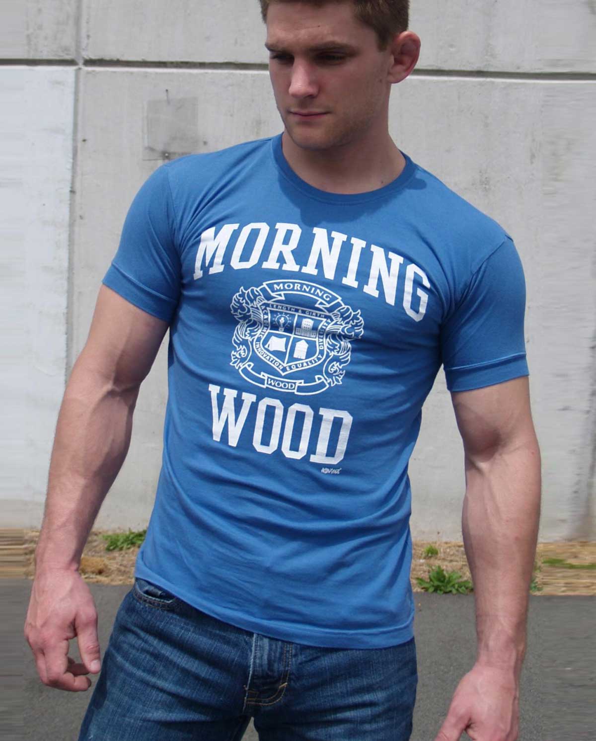 Ajaxx63 Morning Wood Men's T-Shirt