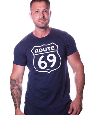 Ajaxx63 Falcon Studios Route 69 Men's T-Shirt