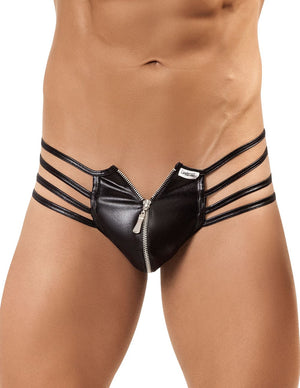 CandyMan Underwear Men's All Zipped Up Thong