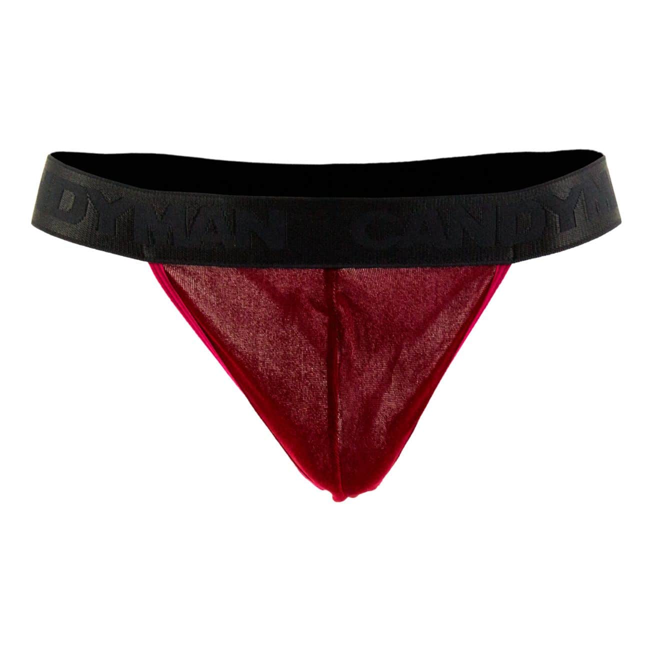 CandyMan Underwear Men's See-Through Thongs