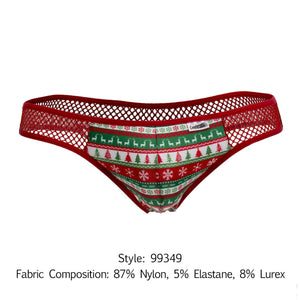 CandyMan Underwear Men's Sexy Holiday Thongs