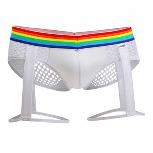 CandyMan Underwear Men's Pride Fishnet Briefs