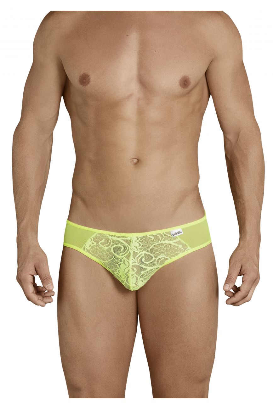 Candyman 99315x Peek A Boo Lace Thongs Hot Orange –   - Men's Underwear and Swimwear