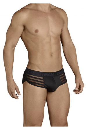 CandyMan Underwear Men's Sheer Lace Briefs