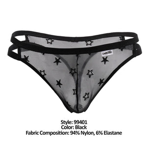 CandyMan Underwear Men's  Stars Thongs