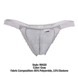 CandyMan Underwear Men's  Double Lace Thongs