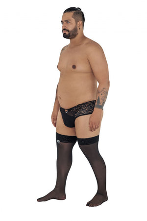 CandyMan Underwear Men's Sexy Lace Plus Size Jockstrap available at www.MensUnderwear.io - 5
