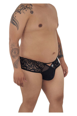 CandyMan Underwear Men's Sexy Lace Plus Size Jockstrap available at www.MensUnderwear.io - 3