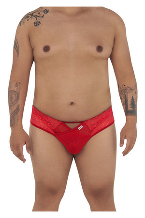 CandyMan Underwear Men's Sexy Lace Plus Size Jockstrap available at www.MensUnderwear.io - 10