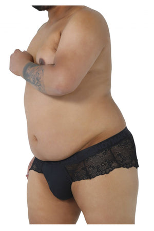 CandyMan Plus Size Men's Lace Thongs - available at MensUnderwear.io - 3