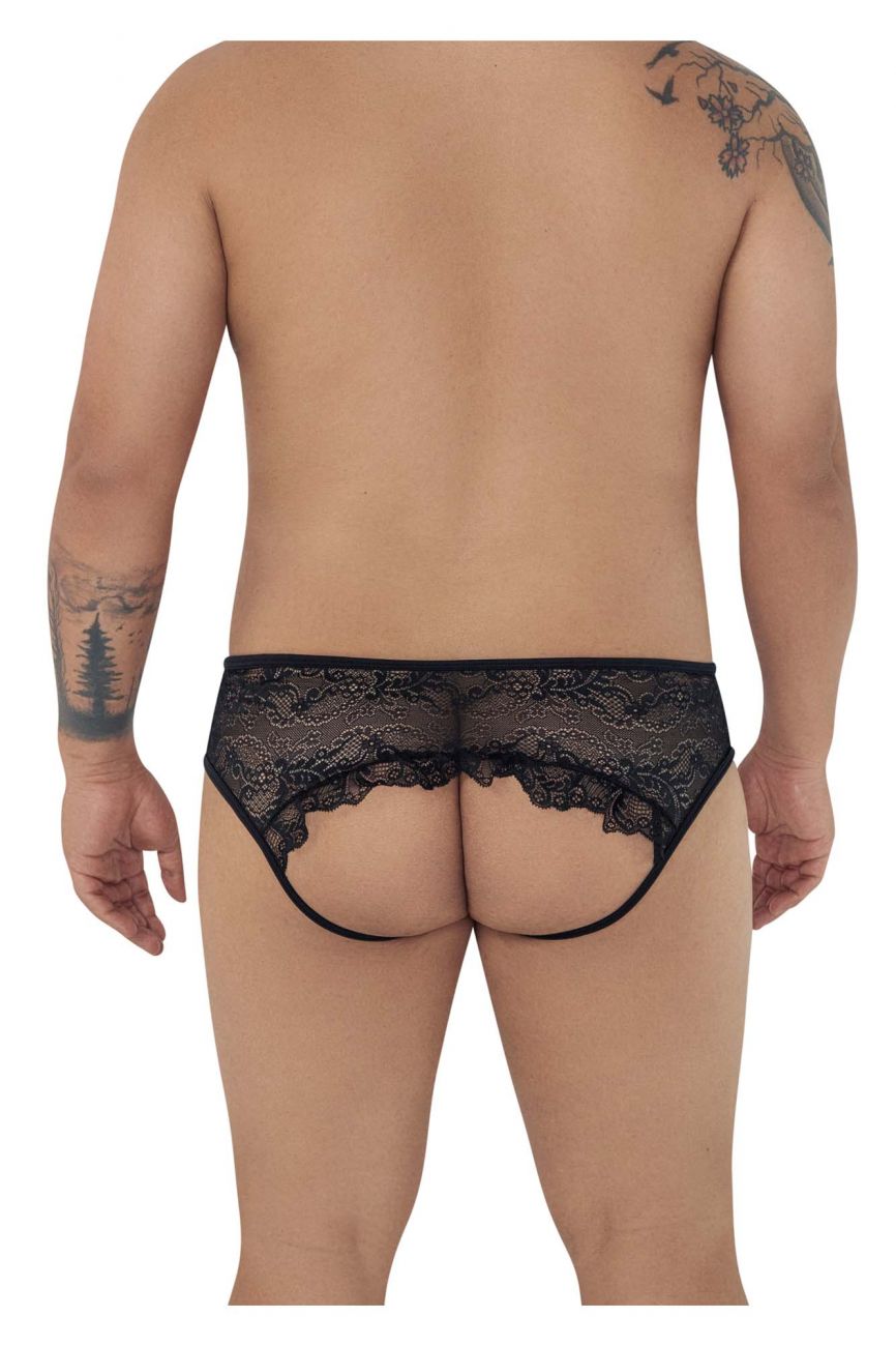 CandyMan Underwear Men's Plus Size Lace Jockstrap available at www.MensUnderwear.io - 1
