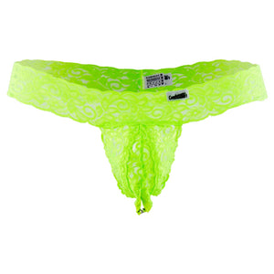 CandyMan Plus Size Peek-a-Boo Lace Male Thongs - available at MensUnderwear.io - 16