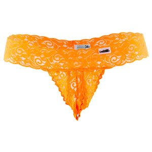 CandyMan Plus Size Peek-a-Boo Lace Male Thongs - available at MensUnderwear.io - 22