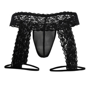 CandyMan Underwear Men's Plus Size Lace Thongs available at www.MensUnderwear.io - 6