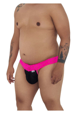 CandyMan Underwear Alluring Men's Plus Size Thongs available at www.MensUnderwear.io - 9