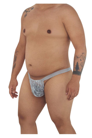 CandyMan Underwear Double Lace Men's Plus Size Thongs available at www.MensUnderwear.io - 9