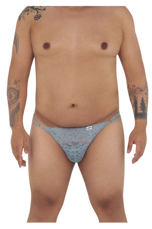 CandyMan Underwear Lace G-String Men's Plus Size Thongs available at www.MensUnderwear.io - 7