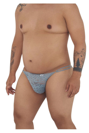 CandyMan Underwear Lace G-String Men's Plus Size Thongs available at www.MensUnderwear.io - 9