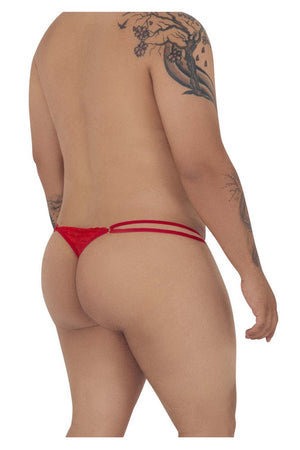 CandyMan Underwear Lace G-String Men's Plus Size Thongs available at www.MensUnderwear.io - 13