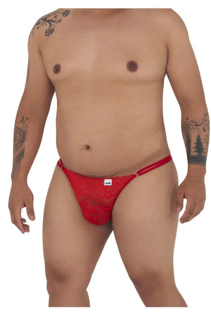 CandyMan Underwear Lace G-String Men's Plus Size Thongs available at www.MensUnderwear.io - 14
