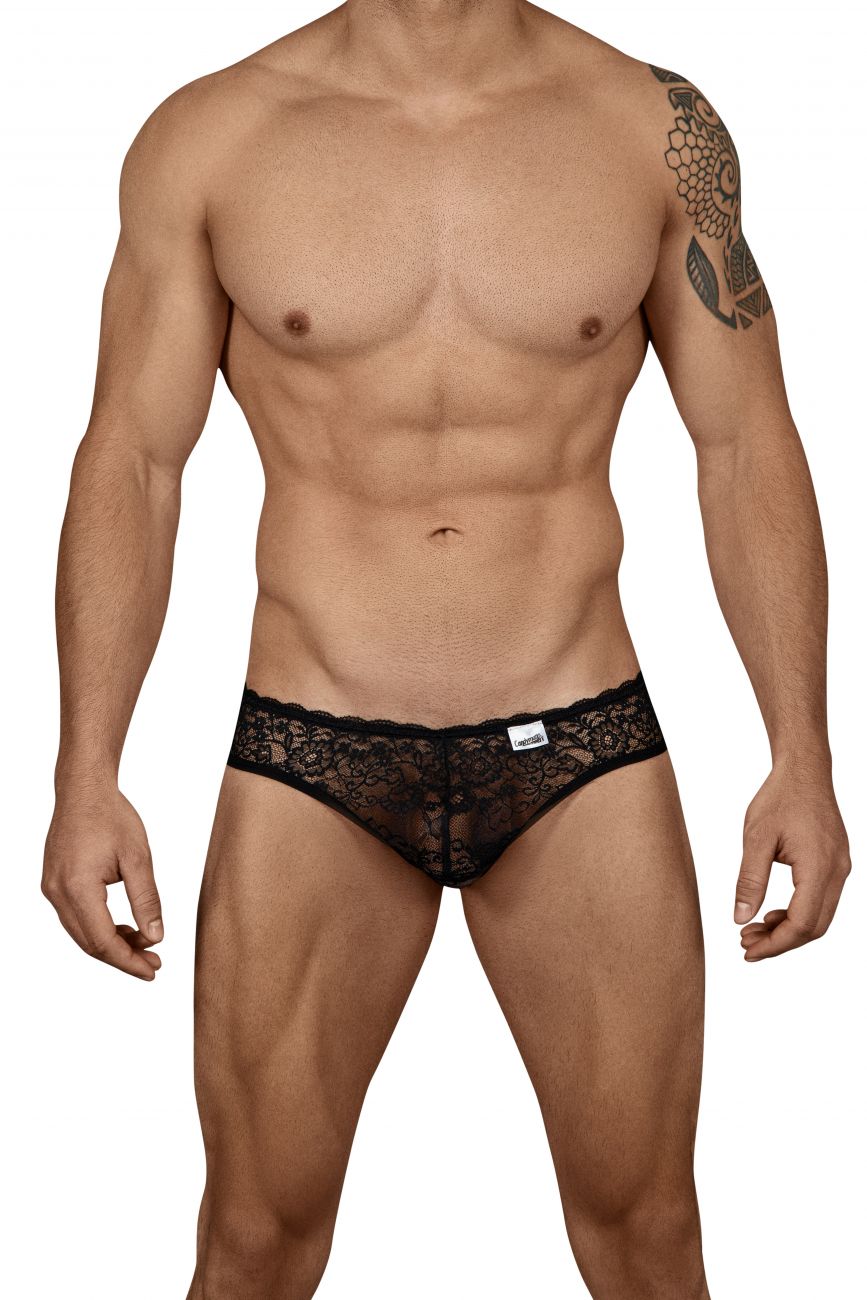 Men's underwear CandyMan Underwear Lace-Mesh Briefs 1 available at MensUnderwear.io