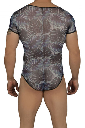 Men's underwear CandyMan Underwear Floral Bodysuit 2 available at MensUnderwear.io
