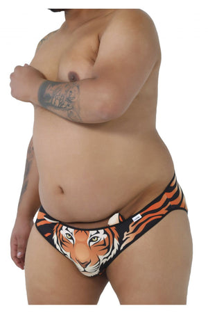 CandyMan Plus Size Tiger Jockstrap - available at MensUnderwear.io - 3
