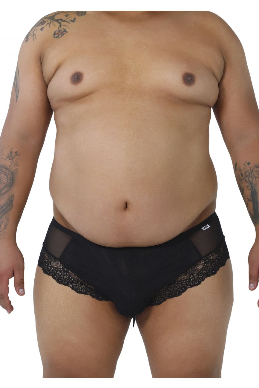 CandyMan Plus Size Men's Lace Briefs - available at MensUnderwear.io - 1