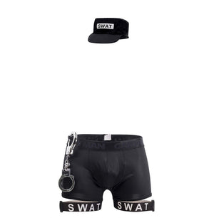 CandyMan Underwear Men's Plus Size Swat Police Costume - available at MensUnderwear.io - 4