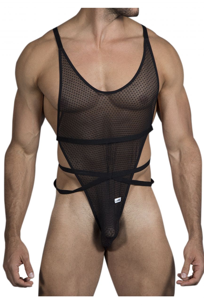 CandyMan Underwear Men's Mesh Bodysuit - available at MensUnderwear.io - 1