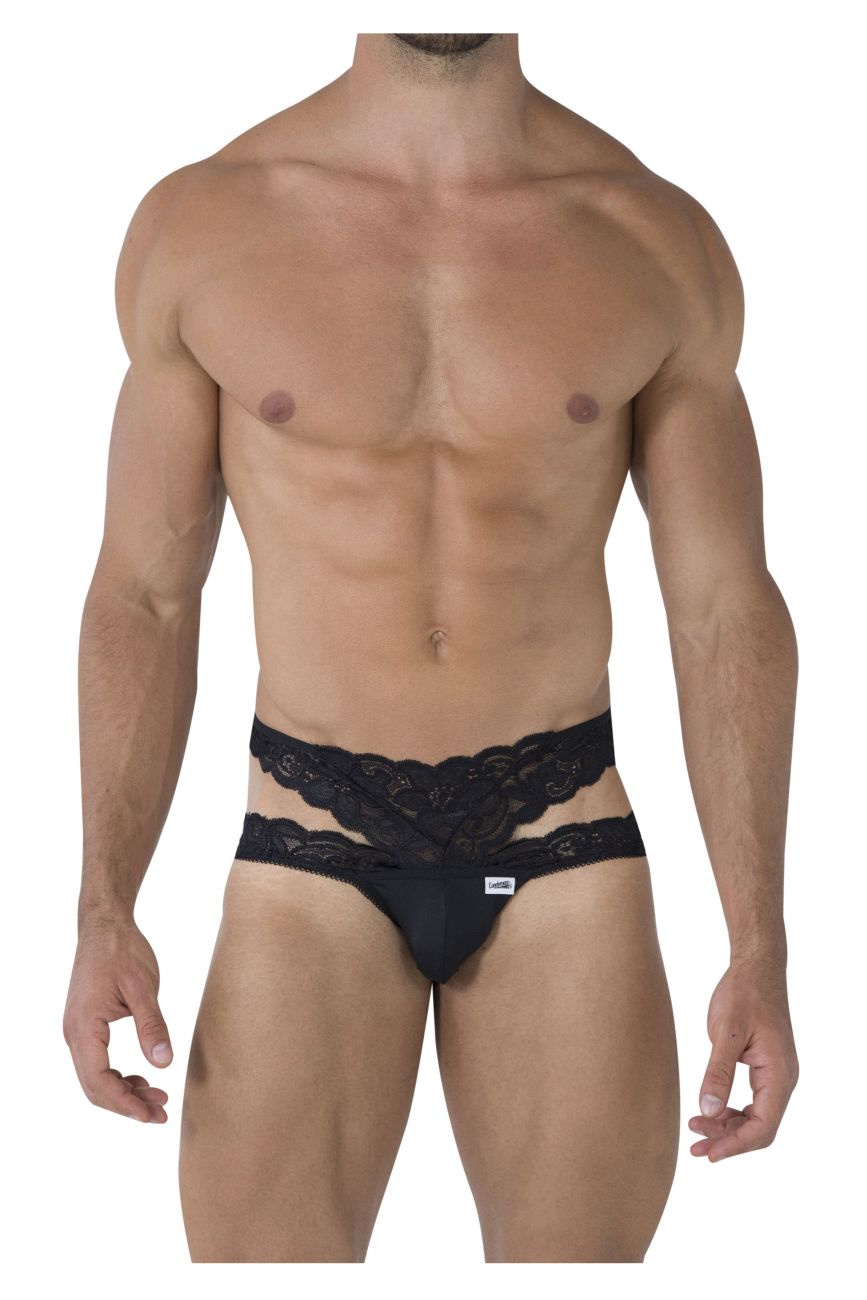 CandyMan Underwear Men's Lace Double Bikini - available at MensUnderwear.io - 1