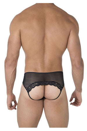 CandyMan Underwear Men's Lace-Mesh Jockstrap - available at MensUnderwear.io - 2