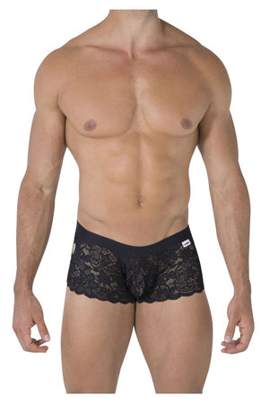 CandyMan Underwear Men's Heart Lace Trunks - available at MensUnderwear.io - 1