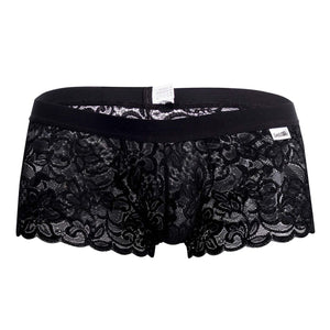CandyMan Underwear Men's Heart Lace Trunks - available at MensUnderwear.io - 4