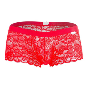 CandyMan Underwear Men's Heart Lace Trunks - available at MensUnderwear.io - 46
