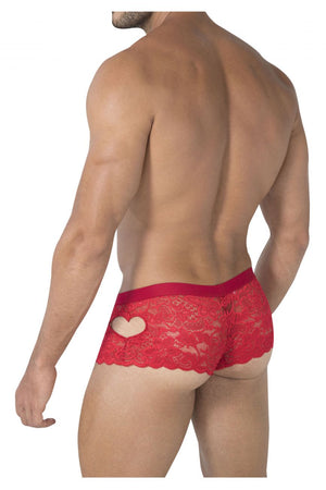 CandyMan Underwear Men's Heart Lace Trunks - available at MensUnderwear.io - 37