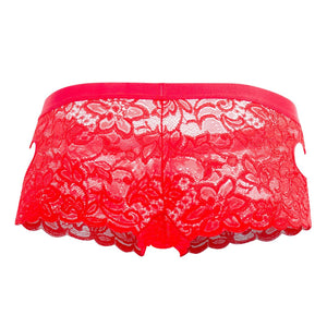 CandyMan Underwear Men's Heart Lace Trunks - available at MensUnderwear.io - 34