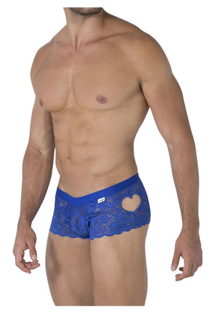 CandyMan Underwear Men's Heart Lace Trunks - available at MensUnderwear.io - 52