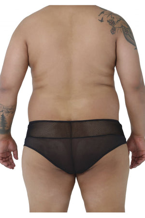 CandyMan Underwear Men's Plus Size Mesh Briefs - available at MensUnderwear.io - 2