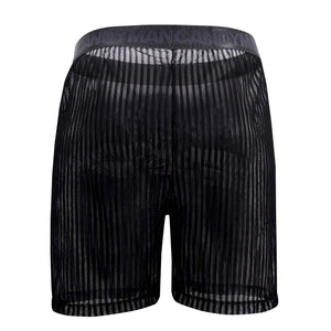 CandyMan Underwear Men's Plus Size Mesh Lounge Shorts - available at MensUnderwear.io - 6