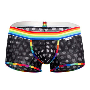 CandyMan Underwear Men's Polka Mesh Plus Size Trunks available at www.MensUnderwear.io - 10