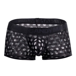 CandyMan Underwear Men's Polka Mesh Plus Size Trunks available at www.MensUnderwear.io - 4