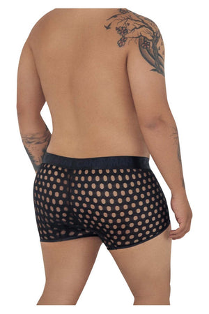 CandyMan Underwear Men's Polka Mesh Plus Size Trunks available at www.MensUnderwear.io - 2